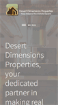 Mobile Screenshot of desertdimensions.com
